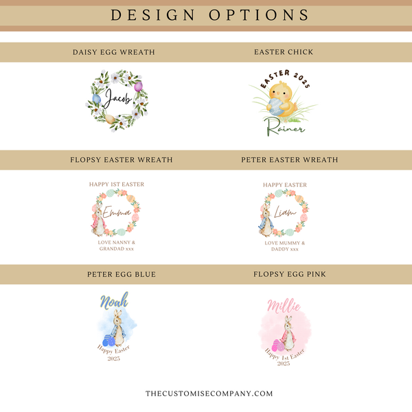 Personalised Easter Enamel Mugs