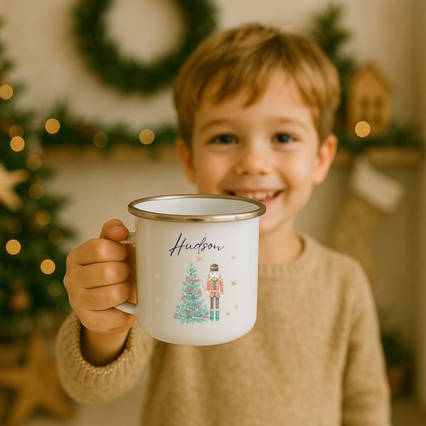 Personalised Christmas Matching Family Mugs Nutcracker Design