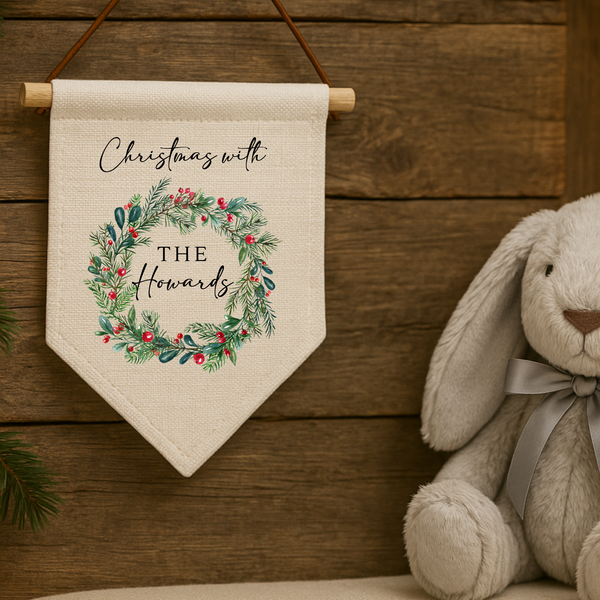 Personalised Christmas Family Sign