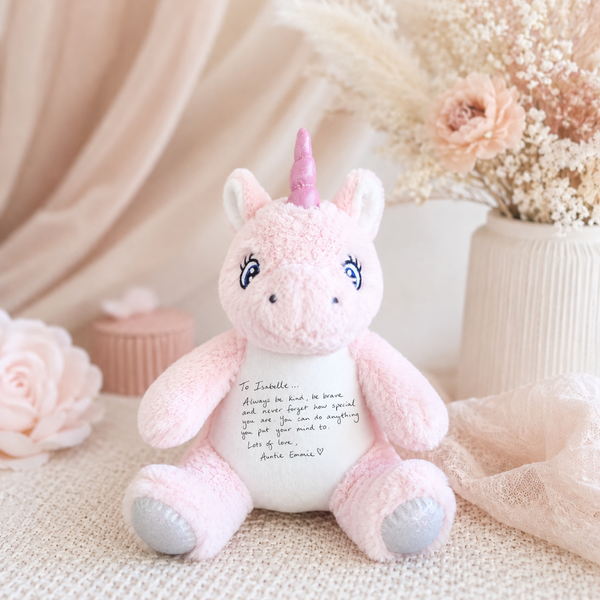 Personalised Handwriting Soft Toy