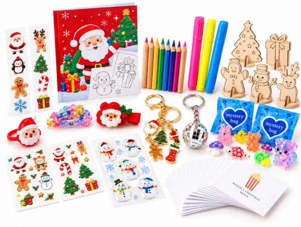 Advent Calendar Starter Pack for Kids – 12 Surprise Fillers & 12 Christmas Activity Cards