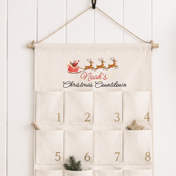 Personalised Sleigh Advent Calendar 2026 - Gifts For Kids