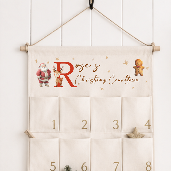 Personalised Santa Advent Calendar 2026 - Gifts For Kids