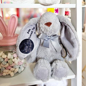 Personalised Grey Scan Bunny