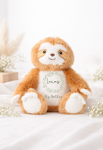 Personalised Big Sister & Big Brother Gift – New Sibling Soft Toy