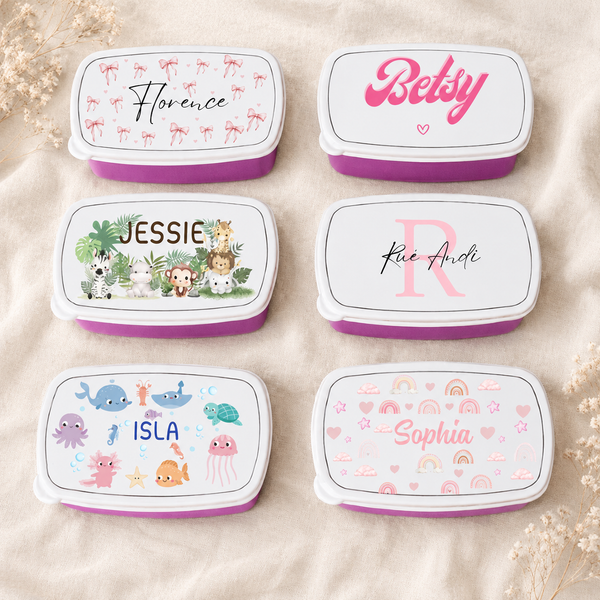 Personalised Snack Box For Girls