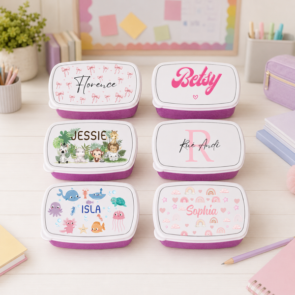 Personalised Snack Box For Girls