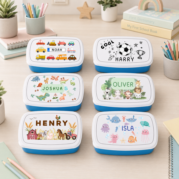 Personalised Snack Box For Boys
