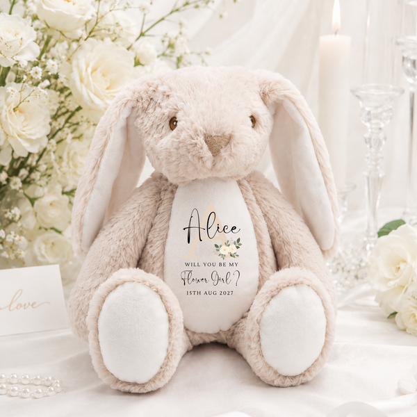 Personalised Flower Girl & Page Boy Soft Toys