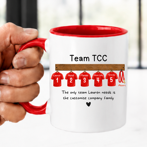 Personalised Football Team Mug – Boss & Work Colleague Gift
