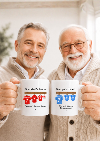 Personalised Grandad Football Mug Father’s Day Gift