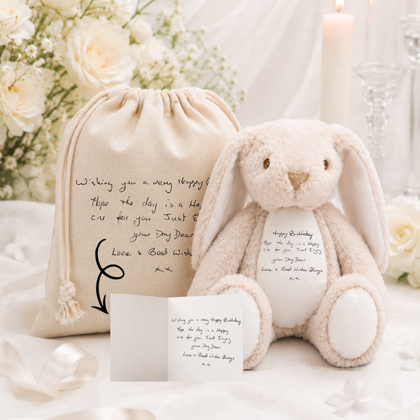 Personalised Handwriting Soft Toy