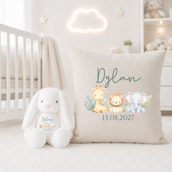 Personalised Safari Soft Toy