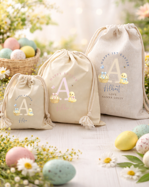 Personalised Easter Duckling Teddy Bear For Kids/Babies
