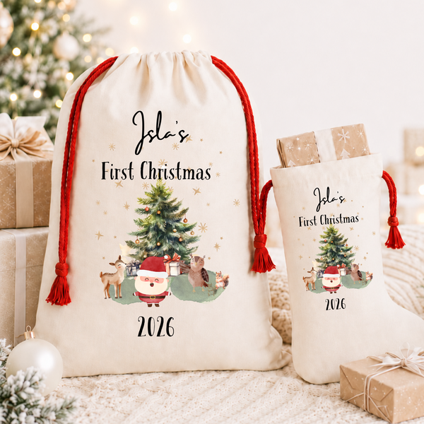 Personalised Christmas Stockings & Santa Sacks for Kids & Adults