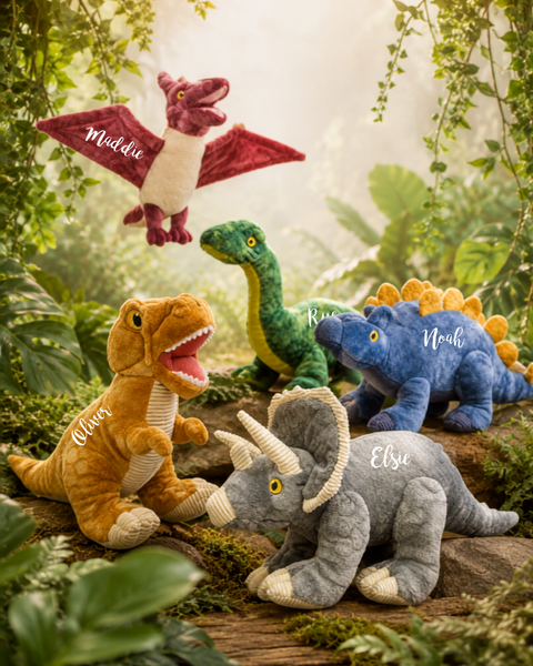 Personalised Eco Friendly Blue Dinosaur for Page Boys