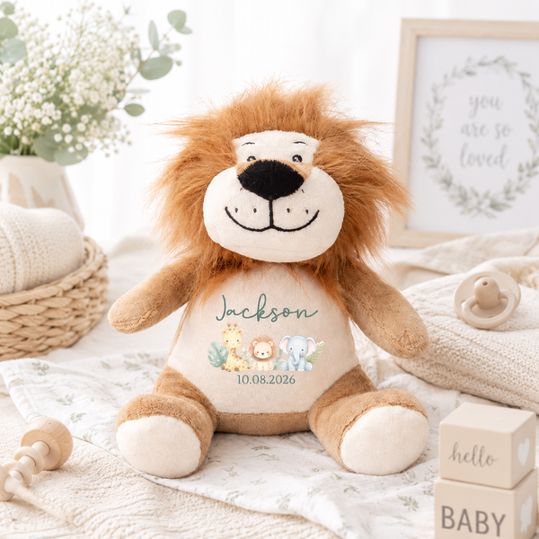 Personalised Safari Soft Toy
