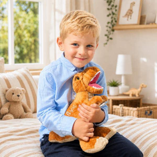 Personalised Eco Friendly Brown Dinosaur for Page Boys