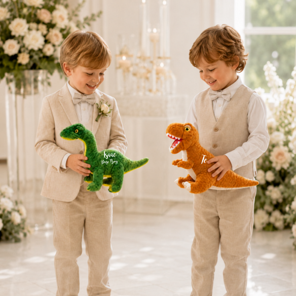 Personalised Eco Friendly Dinosaur Gift for Page Boy Proposals