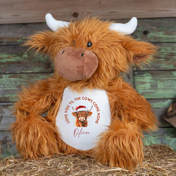 Personalised Highland Cow Soft Toy