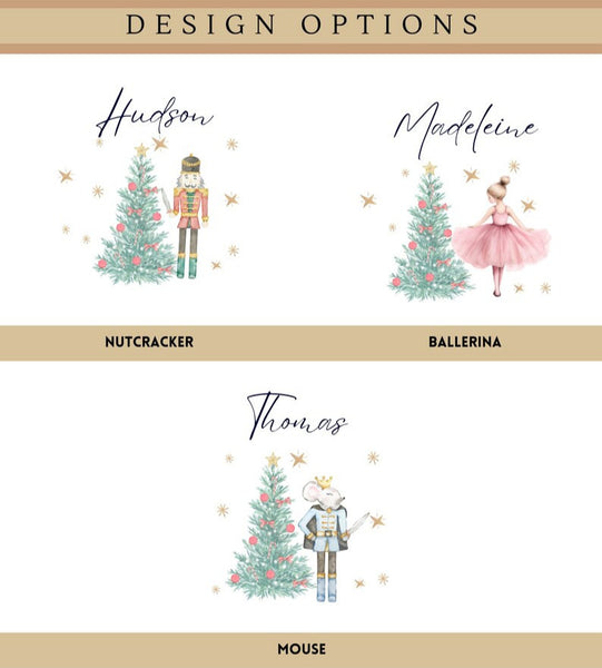 Personalised Christmas Teddy Bear – Nutcracker Gift for Kids