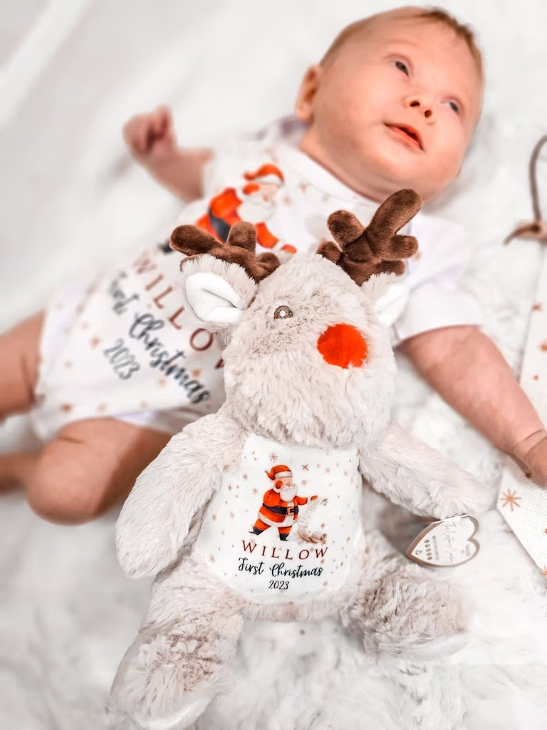 My First Christmas Baby Grow Only,New Baby Christmas Outfit,Santa