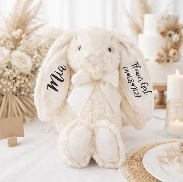 Personalised Flower Girl Bunny