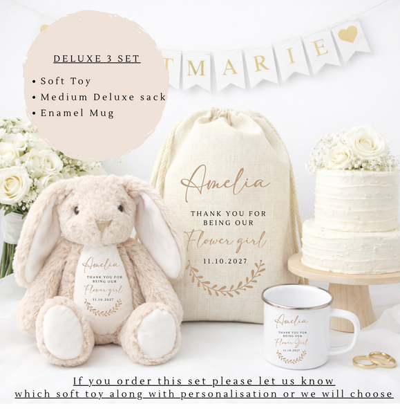 Personalised Flower Girl & Page Boy Gift Set | Wedding Gifts