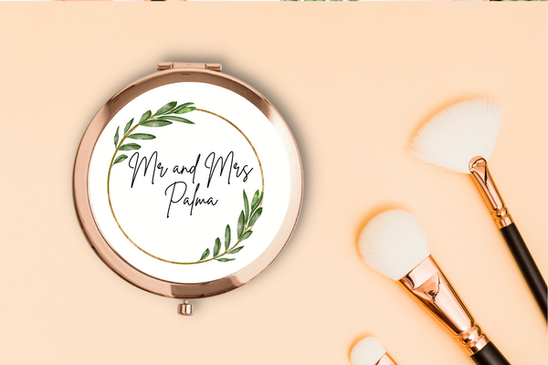 Personalised Compact Mirrors for Maid of Honour