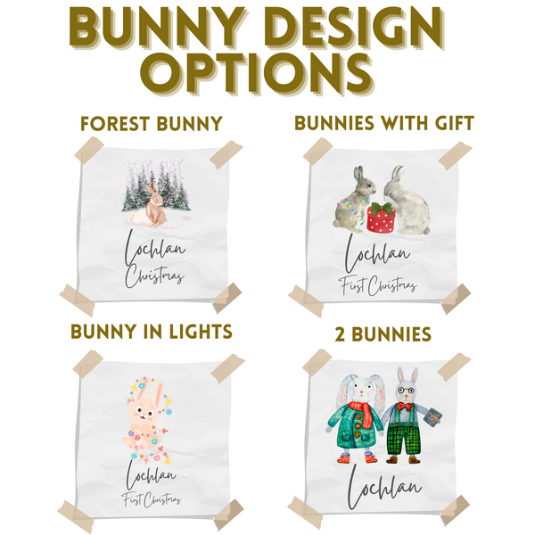 Christmas Bunny Gift Set