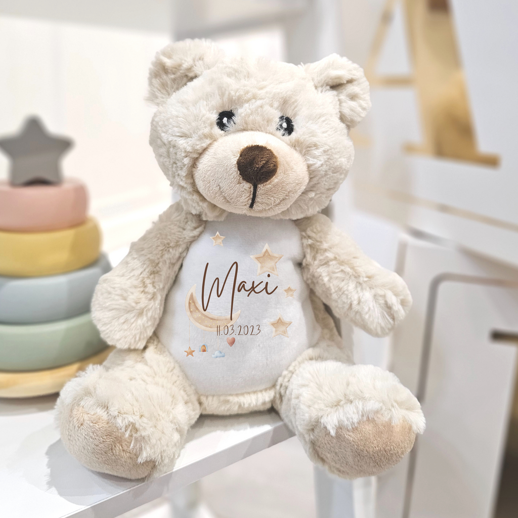 Peluche personalizado para bebe recien nacido