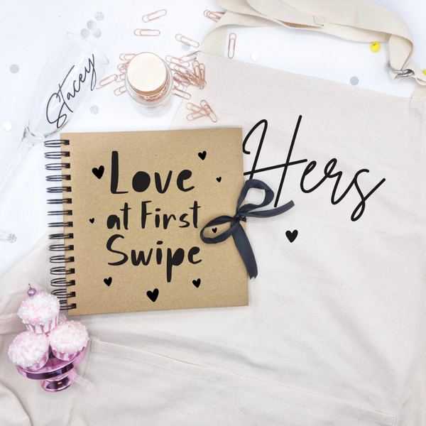 Personalised His and Hers Apron Gift Set