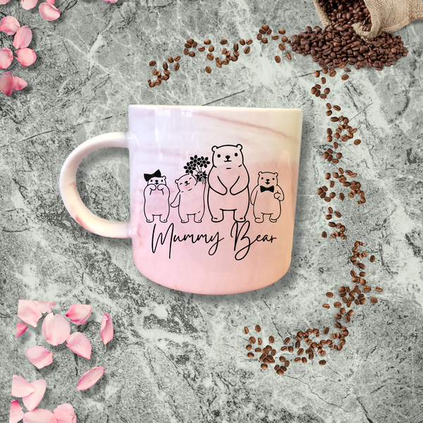 Personalised Bear Mug Gift For Mothers
