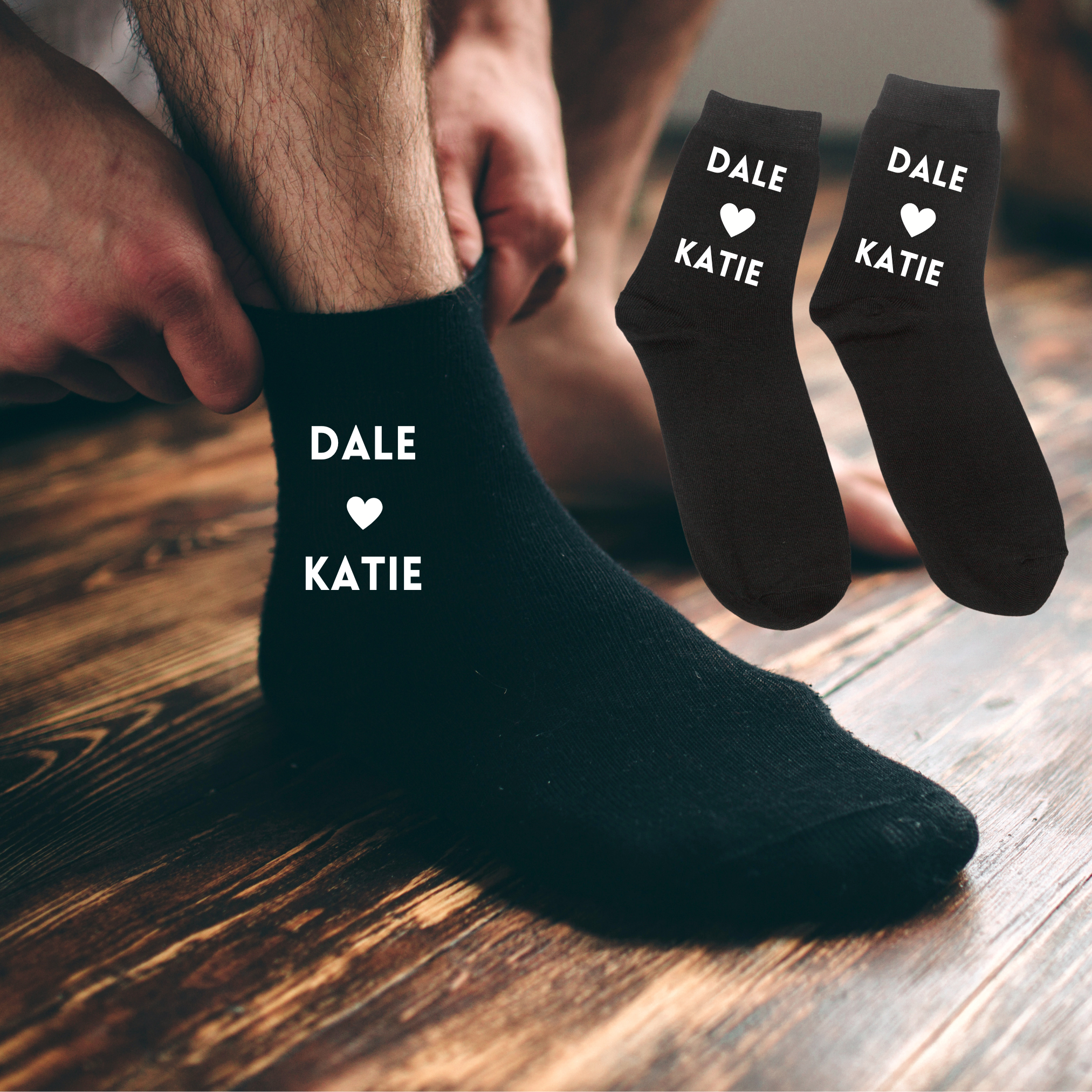 Personalised Valentines Socks