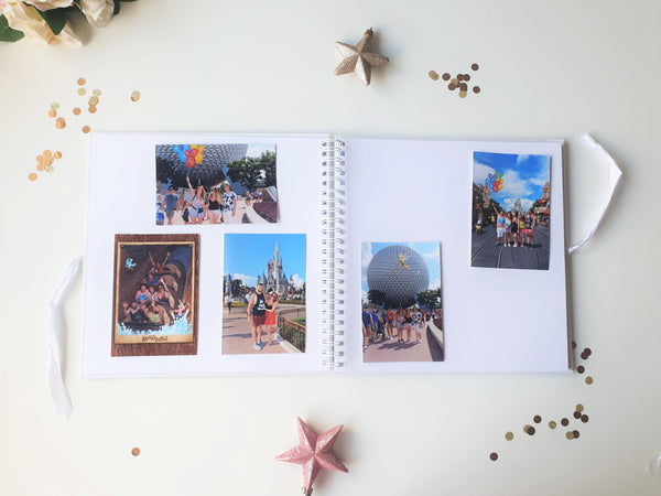 Personalised A Trip To ... White Scrapbook