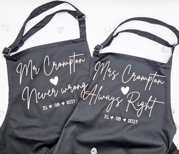 Personalised Cooking Apron Set