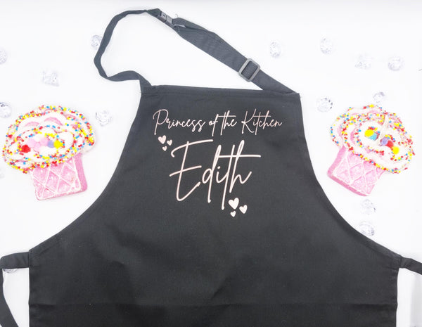 Personalised Princess of the Kitchen Apron