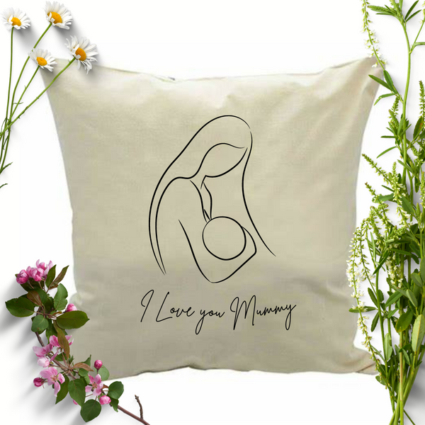 Personalised I Love You Mummy Mother's Day Cushion Cover