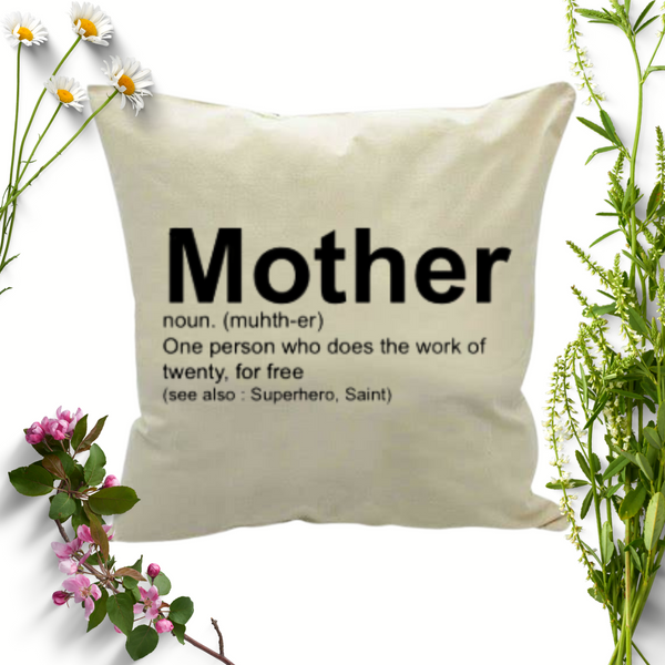 Mother Description Cushion Cover