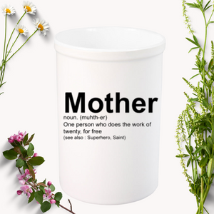 Mother Description Design Vase