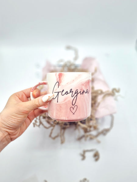 Personalised Marble Mug