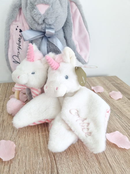 Embroidered Unicorn Comforter for Babies