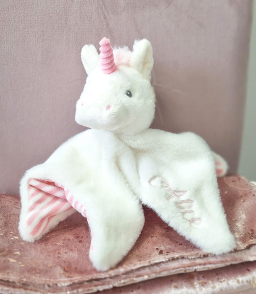 Embroidered Unicorn Comforter for Babies