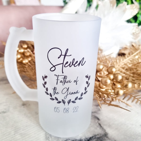 Personalised Father Of The Groom Gift