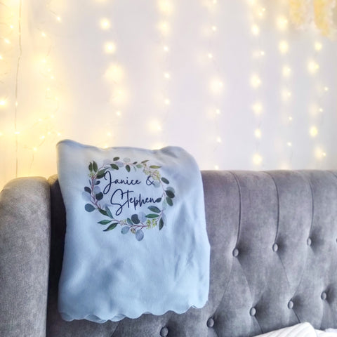 Personalised Wedding Blanket