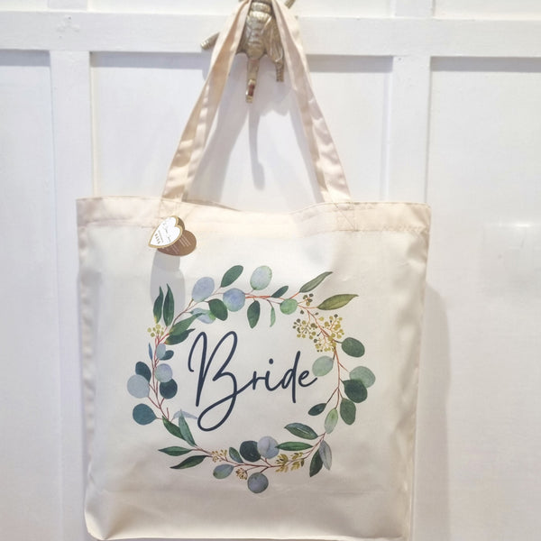 Personalised Bride Tote Bag