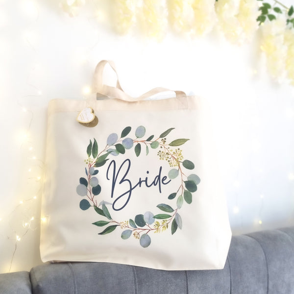 Personalised Bride Tote Bag