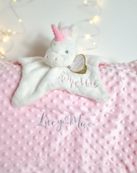 Personalised Pink Blanket for Baby Girl