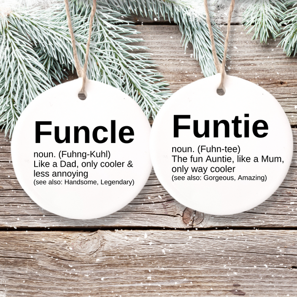 Funtie & Funcle Ornament