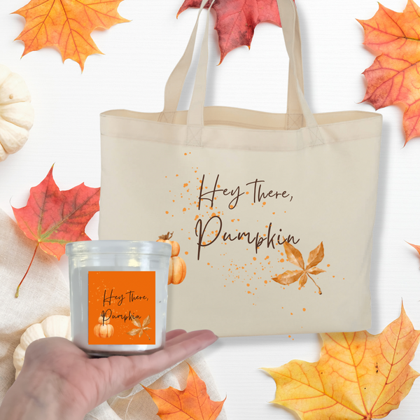 Personalised Pumpkin Tote Bag